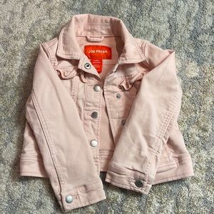 Pale pink jean jacket 4T